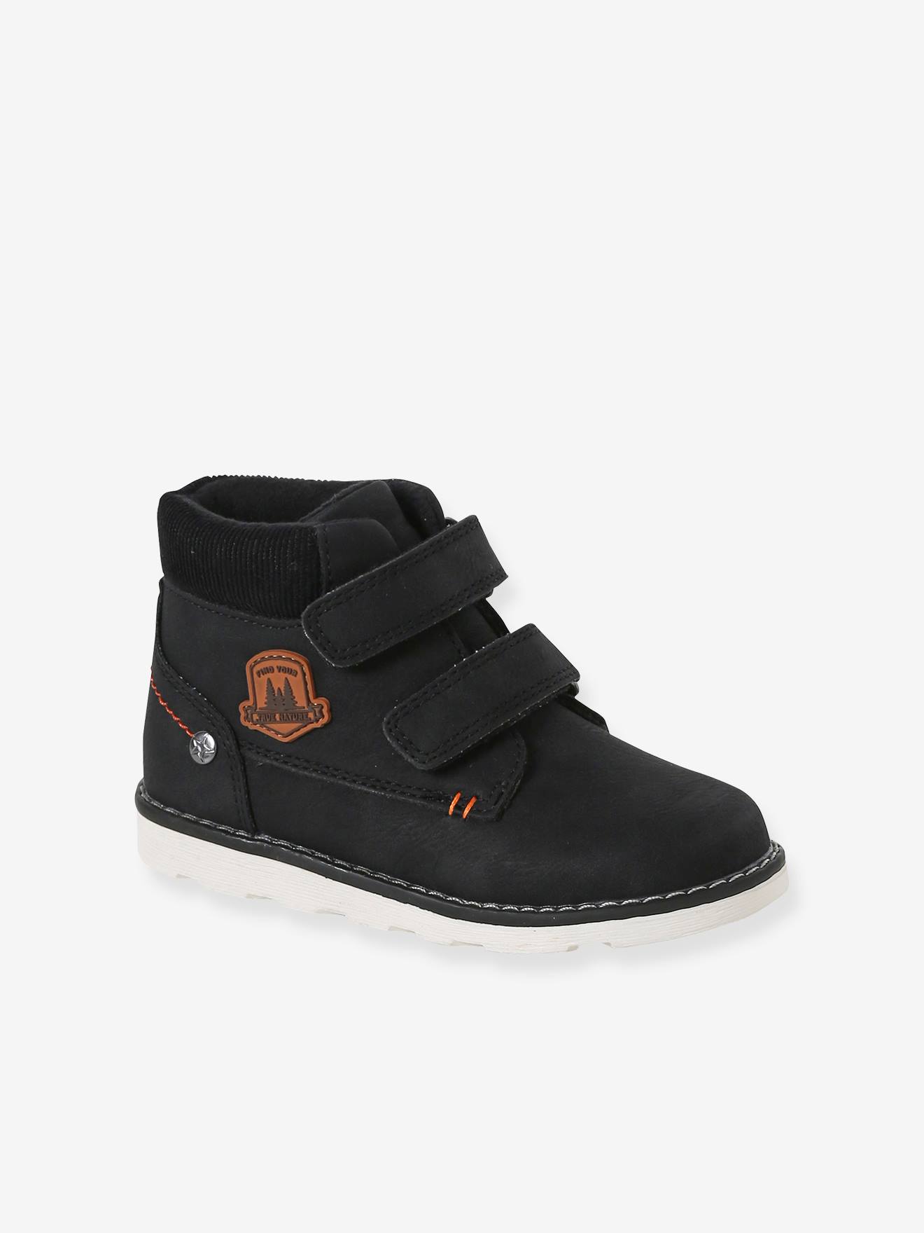 Boots scratchées enfant collection maternelle noir