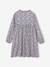 Robe motif all over ouverture boutonnée devant indigo+marine+vanille+vert sauge+vieux rose 2 - vertbaudet enfant 