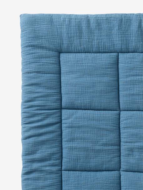 Tapis de sol / Fond de parc uni gaze et percale de coton indigo+ocre+olive+taupe+terracotta 4 - vertbaudet enfant 
