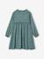 Robe motif all over ouverture boutonnée devant indigo+marine+vanille+vert sauge+vieux rose 11 - vertbaudet enfant 