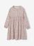 Robe motif all over ouverture boutonnée devant indigo+marine+vanille+vert sauge+vieux rose 7 - vertbaudet enfant 