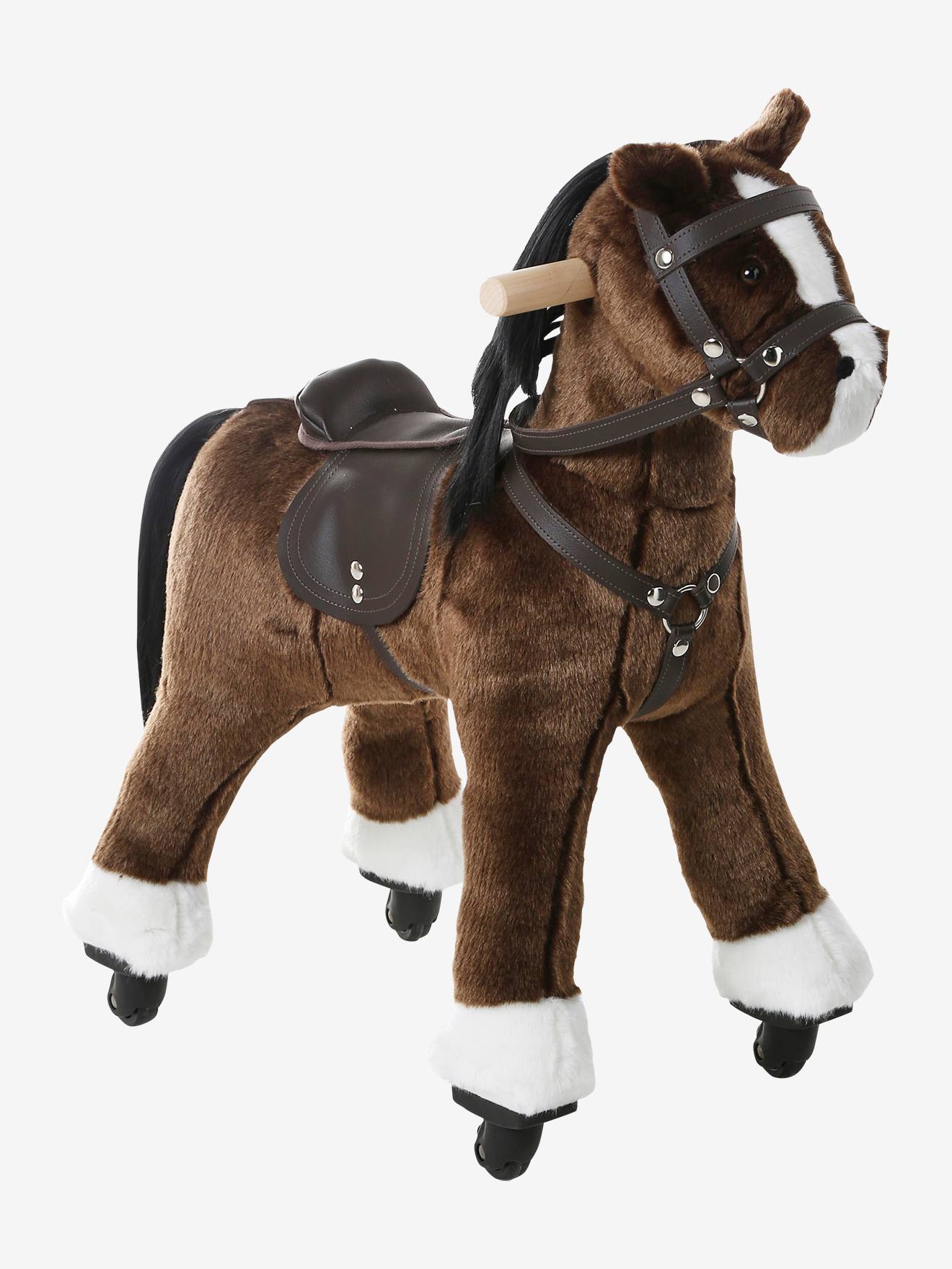 Cheval à roulettes en bois FSC® petit cheval