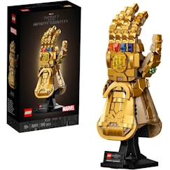 Jouet-LEGO® 76191 Marvel Le Gant de l’infini –Thanos à construire pour Adultes, Cadeau, Décoration