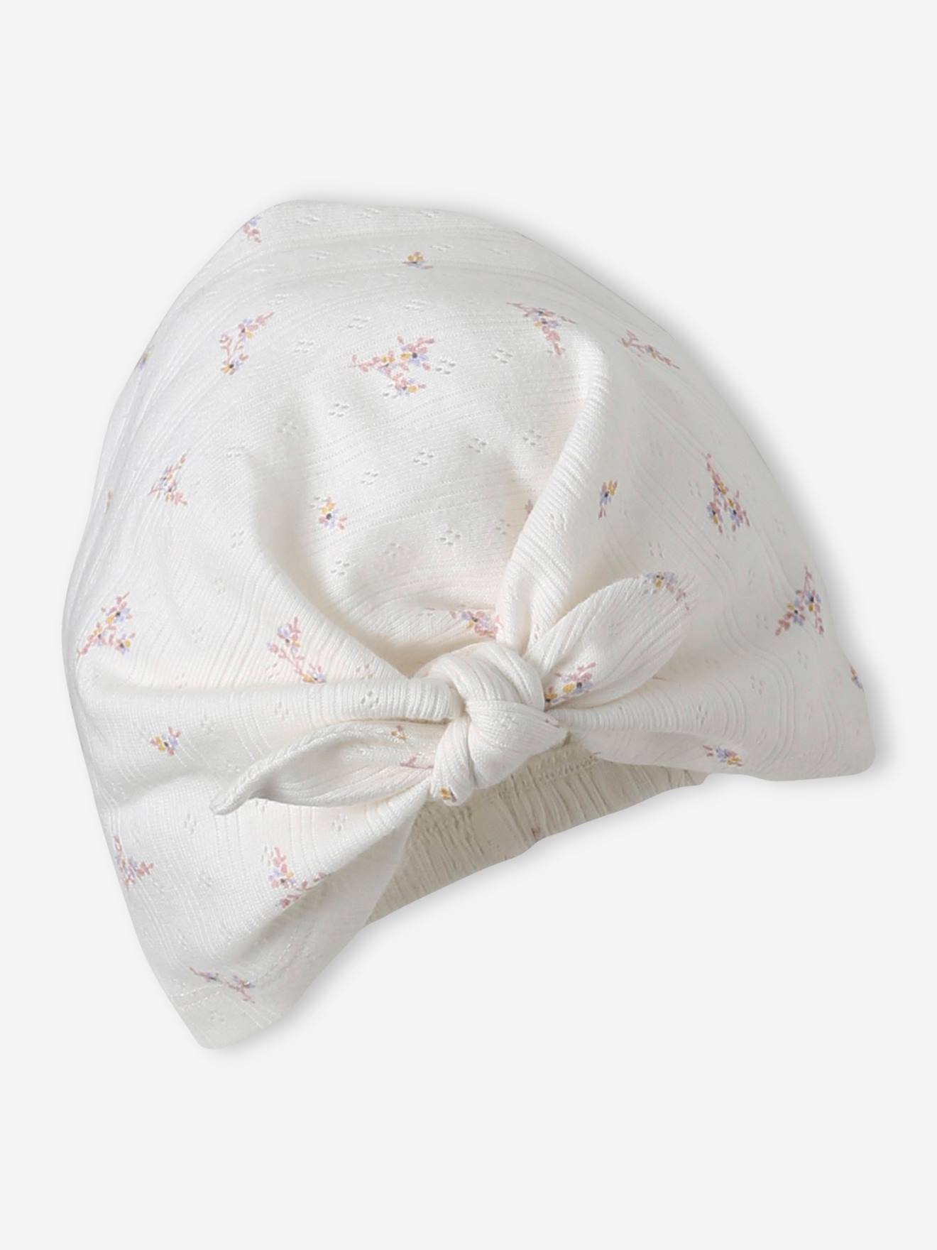 Ensemble De Naissance Bonnet Et Chaussons Pour Bébé Fille Layette Rose Princesse