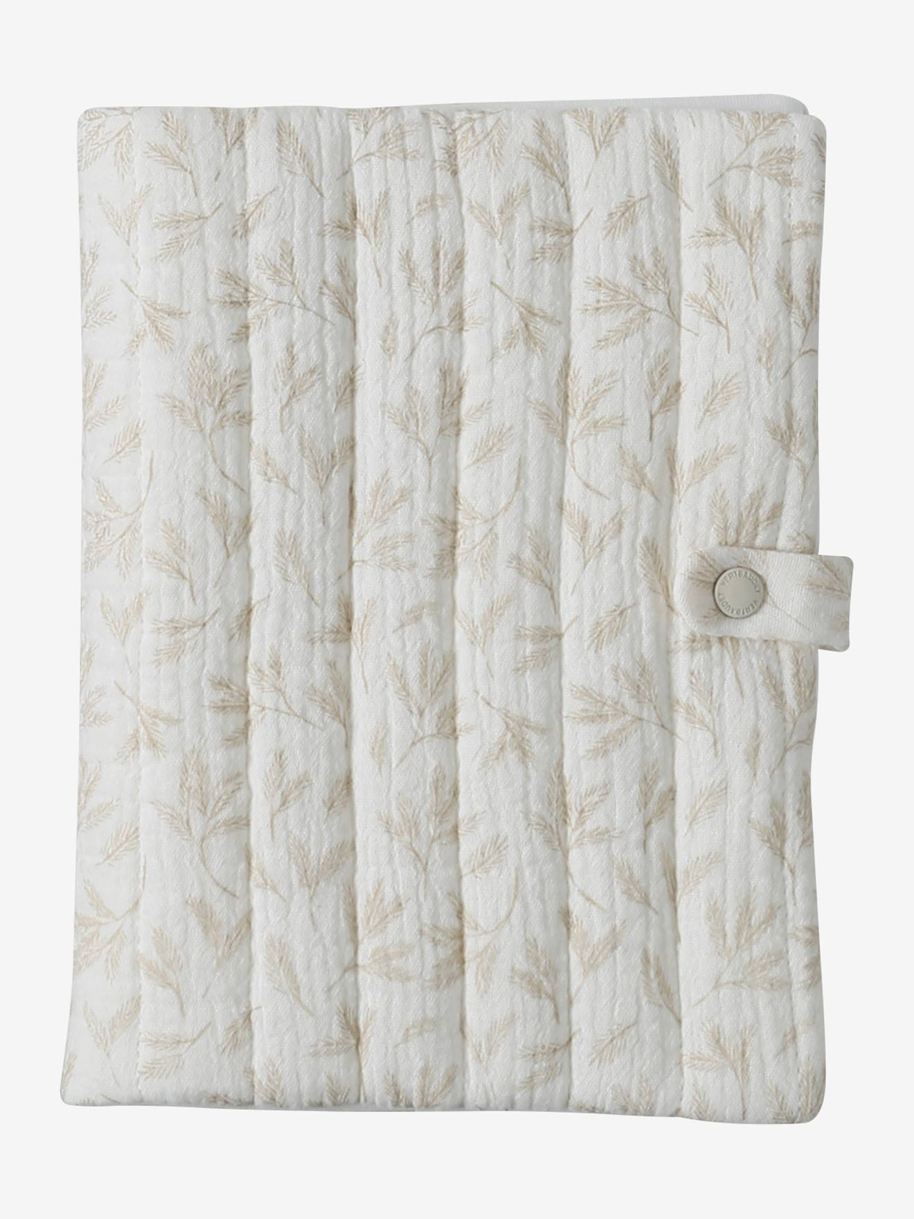 Protège carnet de santé en gaze de coton hygge (Vertbaudet) - Image 1