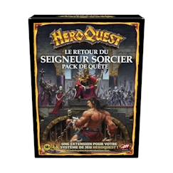 Jouet-HeroQuest, extension Le retour du Seigneur sorcier, à partir de 14 ans, système de jeu HeroQuest requis - Avalon Hill