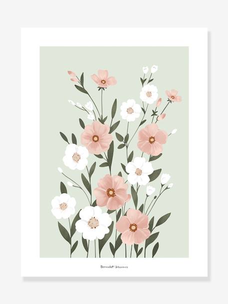 Lilipinso - Affiche Éclosion florale multicolore