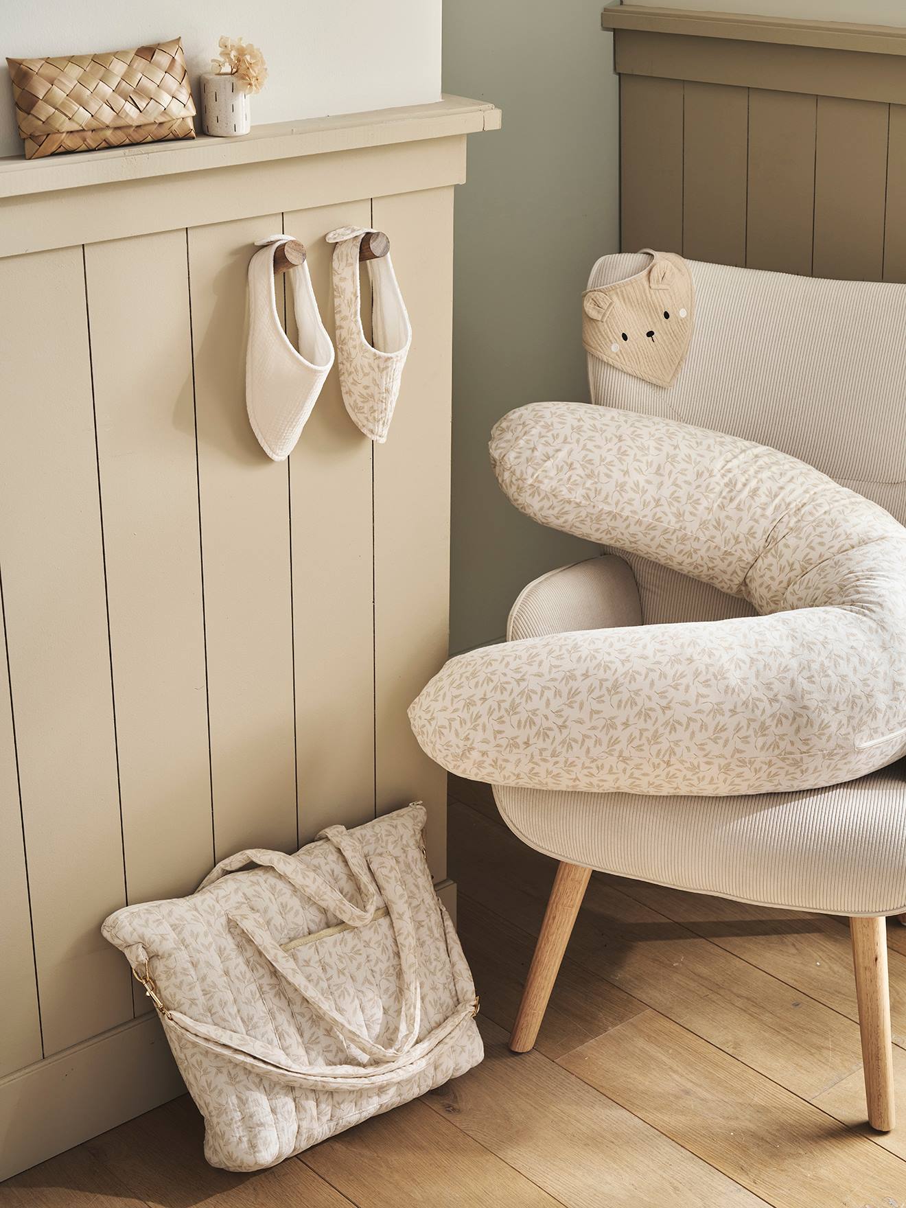 Sac à langer en gaze de coton Plume hygge