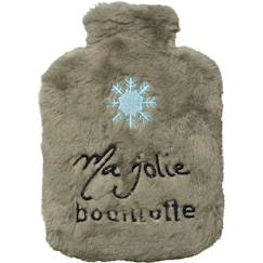 Puériculture-Bouillotte peluche Flocon Gris