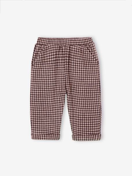 Bébé-Pantalon à carreaux en flanelle bébé