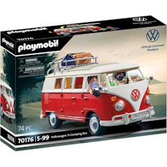 Jouet-PLAYMOBIL 70176 Volkswagen T1 Combi, Classic cars, Adulte, Voiture de collection