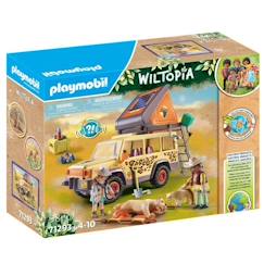 -PLAYMOBIL 71293 Explorateurs avec véhicule tout terrain, Wiltopia, 98 pièces, Dès 4 ans