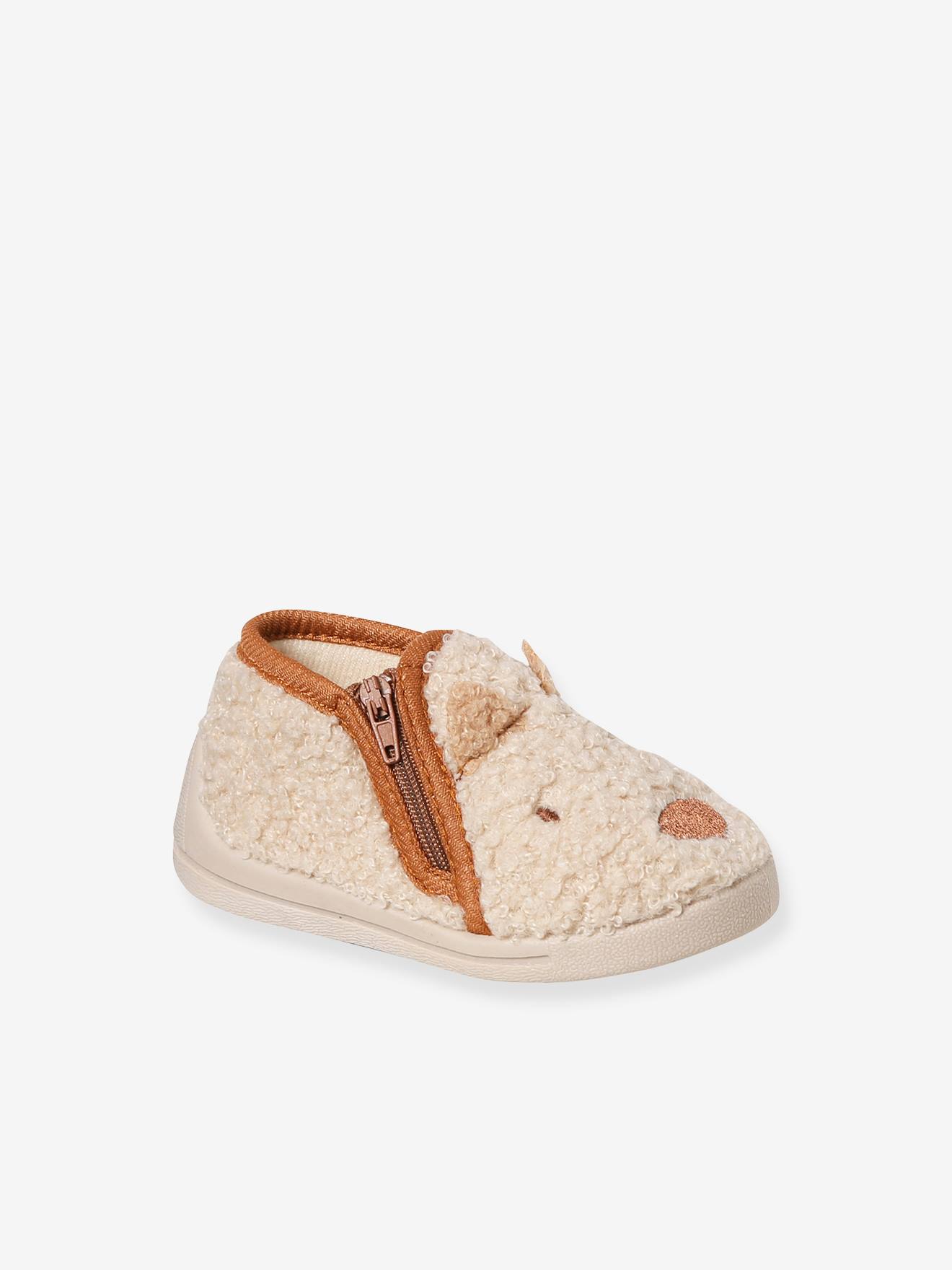 Chaussons bébé garçon lot marron