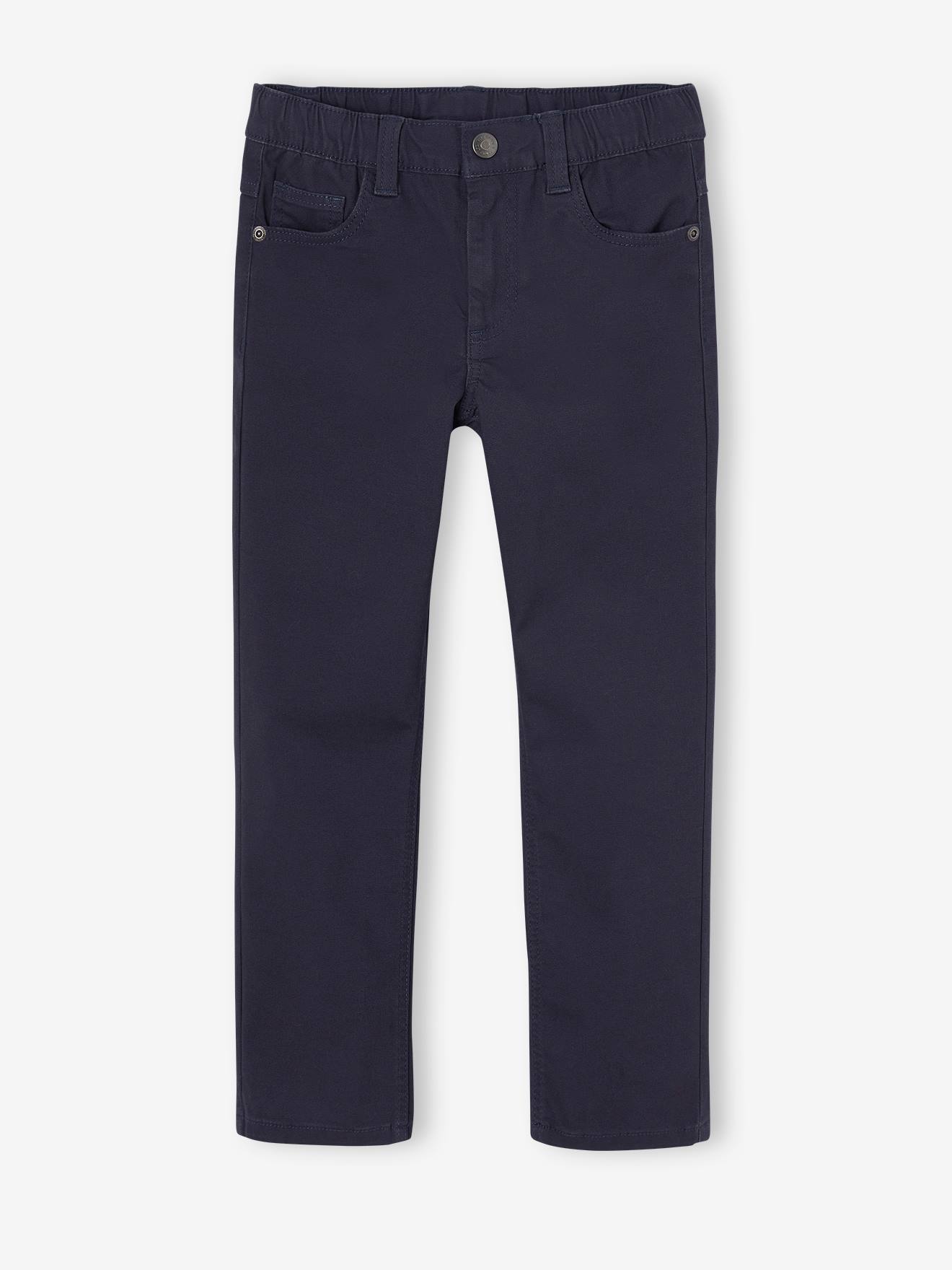 Pantalon garçon indestructible facile à enfiler bleu nuit