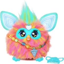 Jouet-Furby corail, 15 accessoires, peluche interactive pour filles et garçons, animatronique activé par la voix, à partir de 6 ans