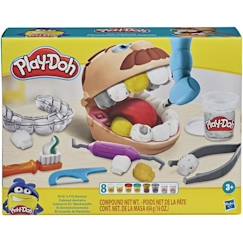 Jouet-Play-Doh Cabinet dentaire pour enfants - 8 Pots de pâte à modeler atoxique - dès 3 ans