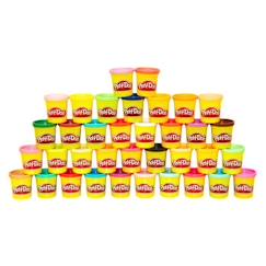 -Play-Doh Coffret de 36 pots de 84 g de Pâte à modeler, Couleurs Multiples, Dès 24 mois