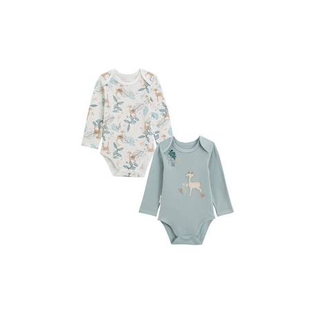 Bébé-Lot de 2 bodies bébé manches longues Alma