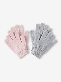 -Lot de 2 paires de gants magiques fille