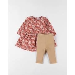 Bébé-Robe, jupe-Set t-shirt + legging, jersey côtelé