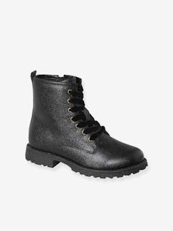 Chaussures-Chaussures fille 23-38-Boots enfant fille vernies synthétique zippées