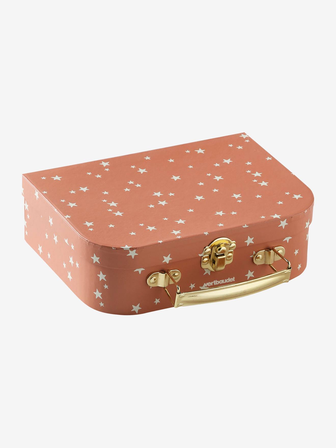 Doudou mouton bi-matière avec mallette beige (Vertbaudet) - Image 2