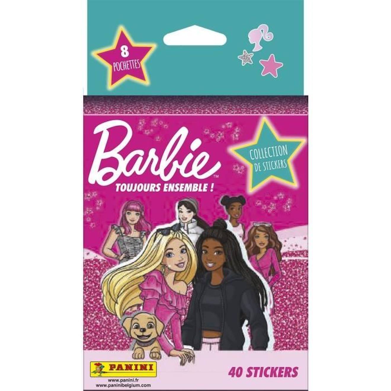 Panini - Stickers Barbie - Blister 8 Pochettes Panini Blanc