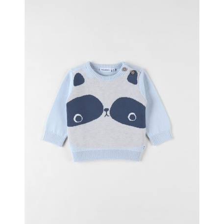 Bébé-Pull raton laveur en coton,