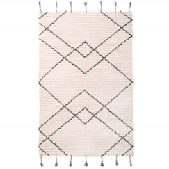 -Tapis enfant - Nattiot - Viktor - Coton naturel - Chocolat - 135x190 cm