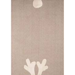 Linge de maison et décoration-Décoration-Tapis-Tapis chambre enfant - Cerf Beige - 120 x 120 cm - BEIGE - Nazar Rugs