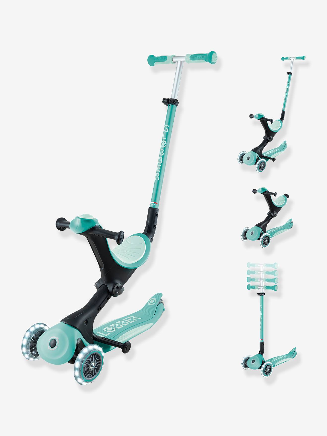 Trottinette Evolutive GO UP DELUXE LIGHT - GLOBBER menthe