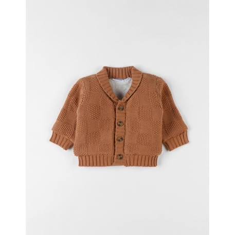 Bébé-Mantelet en tricot, caramel