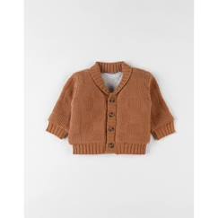 -Mantelet en tricot, caramel