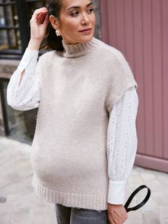 Vêtements de grossesse-Pull de grossesse évolutif 2 en 1