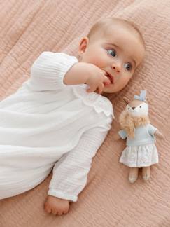 Combinaison en gaze de coton doublé bébé  - vertbaudet enfant