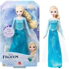 Jouet-Poupons et poupées-La Reine des Neiges-Elsa-Mattel Poupée Chantante Disney « Libérée, délivrée » HMG31