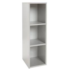 Chambre et rangement-Étagère pour Chambre Bébé - ROBA - Cube de Rangement à 3 Cases - Gris clair