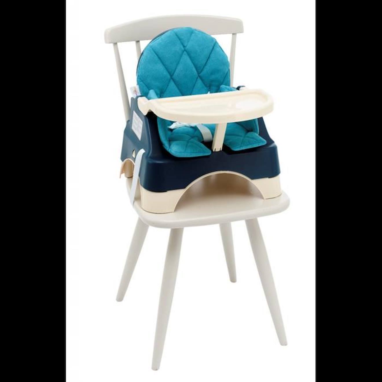 Oketi Poketi - Rehausseur De Chaise Wooded 3 En 1 Bleu