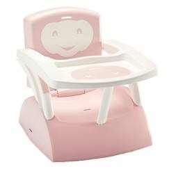 Puériculture-Chaise haute, réhausseur-THERMOBABY Rehausseur de chaise - Rose poudré