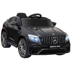 Jouet-Jeux de plein air-Voiture véhicule électrique enfant 12 V 35 W V. 3-5 Km/h télécommande effets sonores + lumineux Mercedes GLC AMG noir