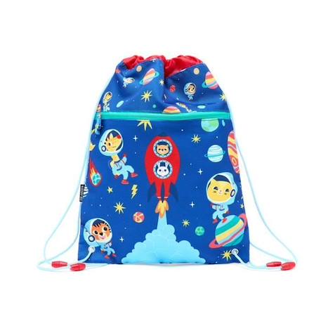 Fille-DRAEGER PARIS - Sac Imperméable Enfant - Space - 30,5 x 0,5 x 40,5 cm