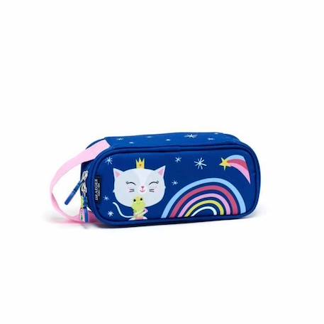 Fille-Trousse simple enfant - Chaton Grenouille