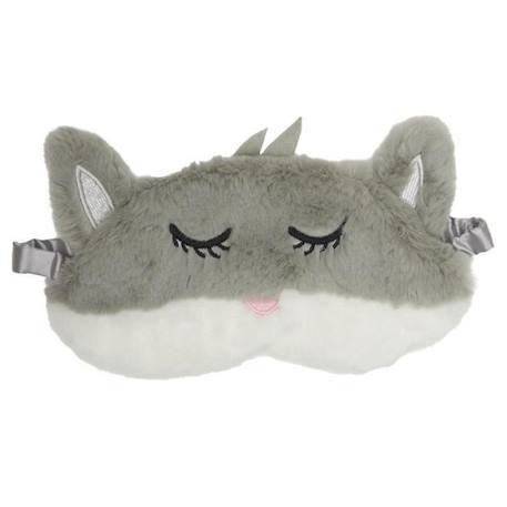 Fille-Masque de nuit Renard - Draeger Paris - Enfant - Gris - Fausse fourrure