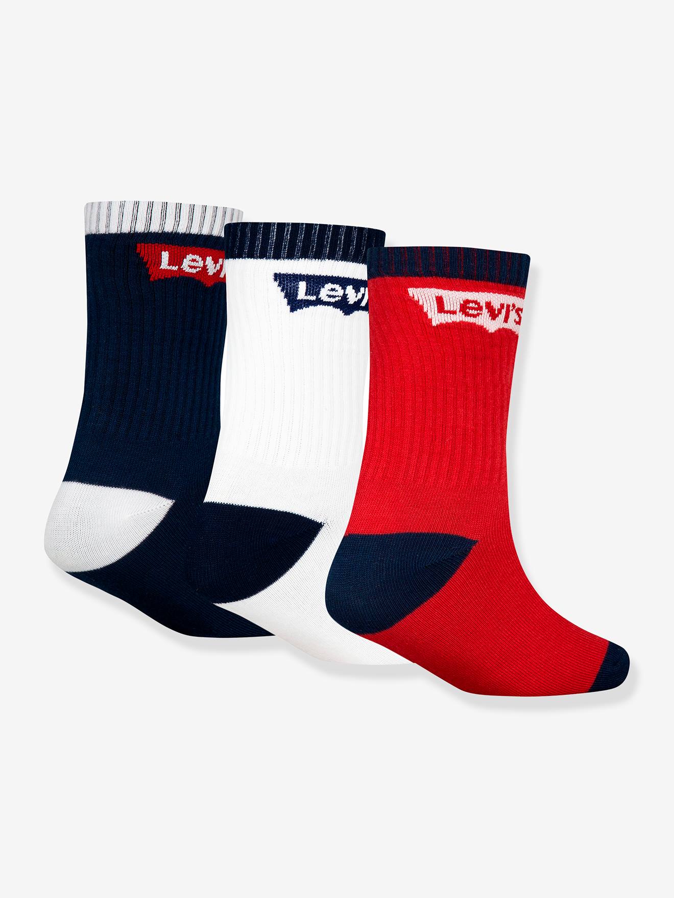 Lot de 3 paires de chaussettes Batwing regular Cut LEVI'S marine