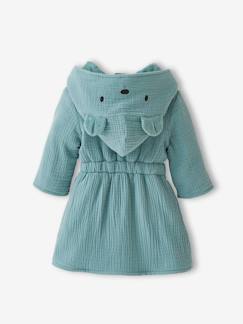 Peignoir bébé animal en gaze de coton bio* personnalisable  - vertbaudet enfant