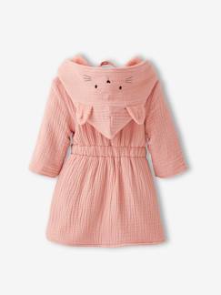 Peignoir bébé animal en gaze de coton bio* personnalisable  - vertbaudet enfant
