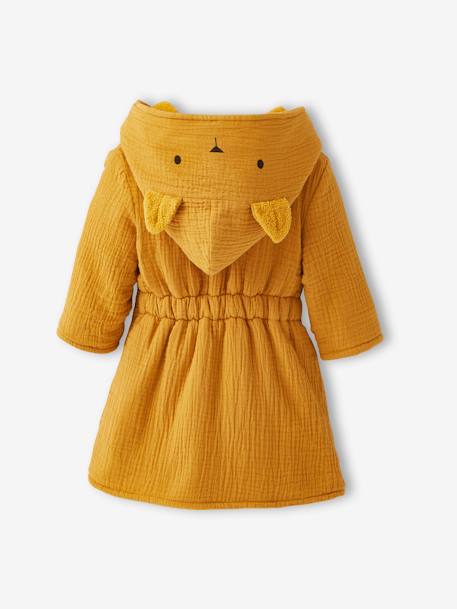 Bébé-Peignoir bébé animal en gaze de coton bio* personnalisable