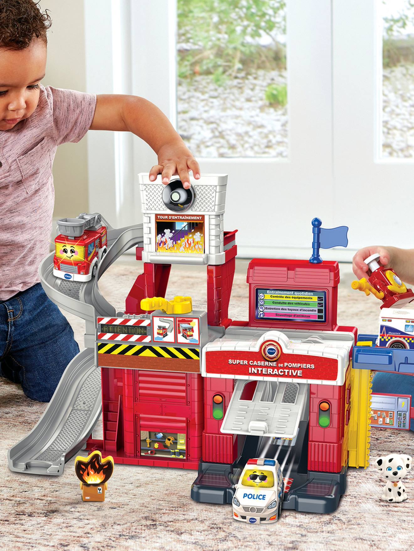 Super caserne de pompiers interactive - VTECH multicolore
