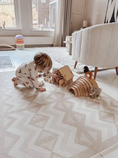 Eeveve - Tapis de jeu puzzle Kilim sable