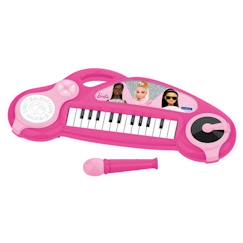 Jouet-Piano électronique pour enfants Barbie avec effets lumineux et microphone - 24 touches